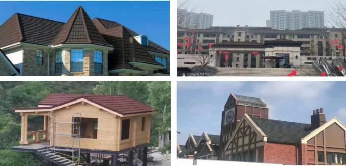 OEM Đá ốp phủ kim loại mái nhà 8