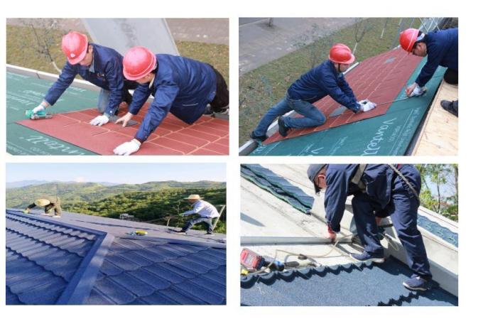 OEM Đá ốp phủ kim loại mái nhà 7