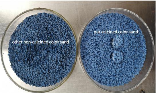 Trung Quốc nhà máy trực tiếp cung cấp Sintered phản xạ và cách nhiệt cát màu 3