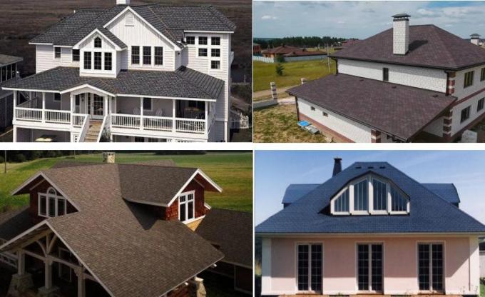 Chống nước & chống cháy Sợi thủy tinh màu Asphalt Shingles Luxury Asphalt Shingles 8