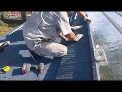 Sợi thủy tinh Đá Asphalt mái nhà lụa trang trí cho thương mại